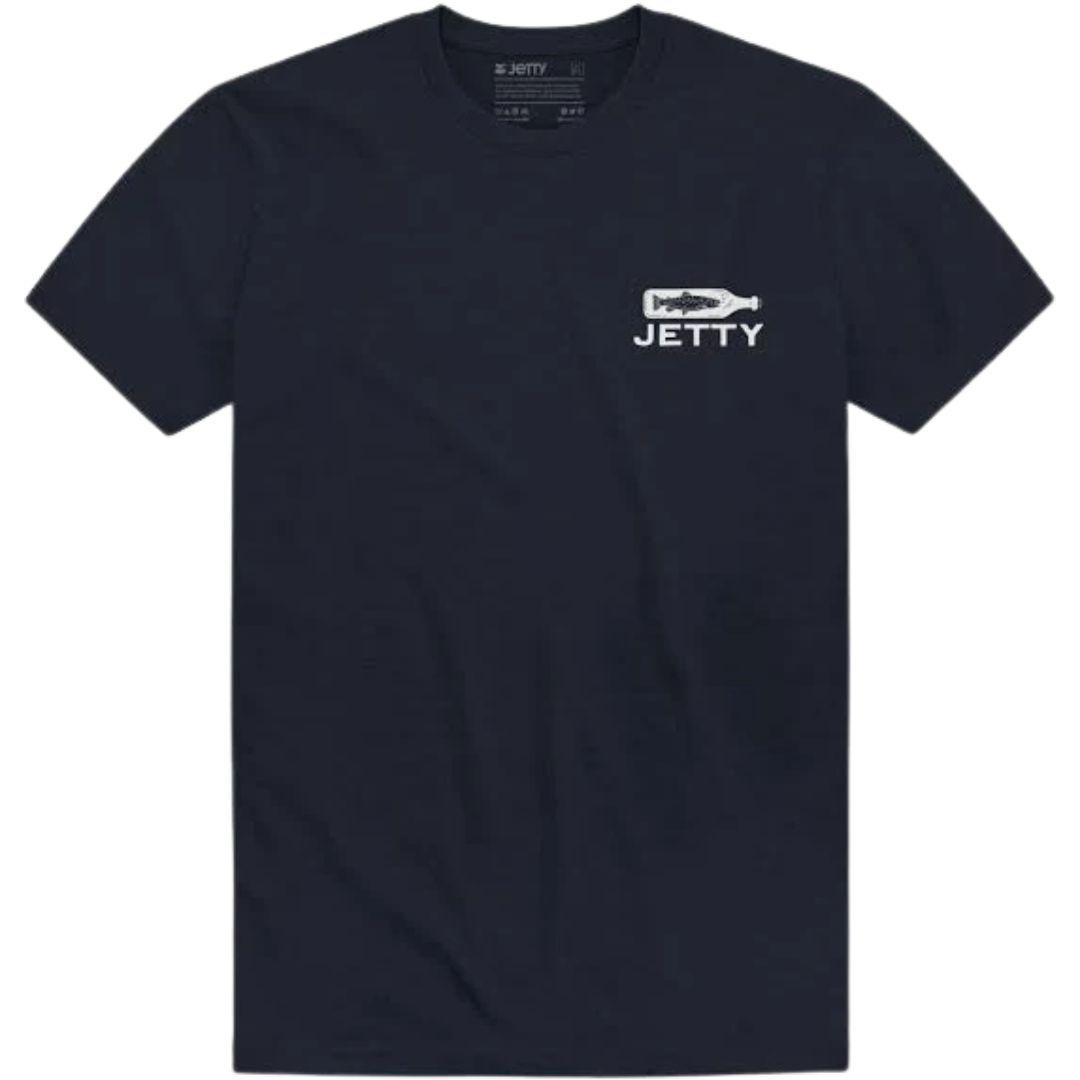 Jetty Unisex Bottle Service Tee - Navy